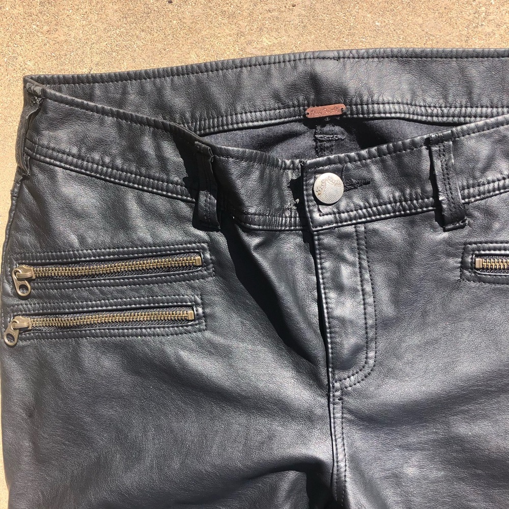 Free People Leather Pants